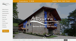 Desktop Screenshot of hotelatxurra.com